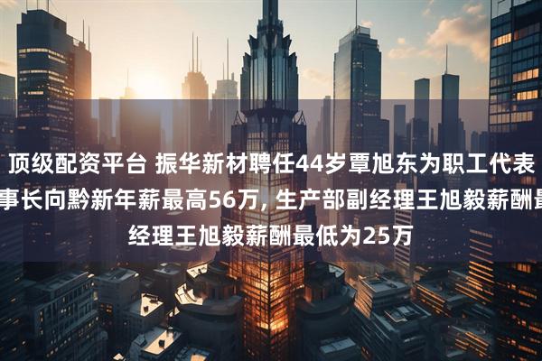 顶级配资平台 振华新材聘任44岁覃旭东为职工代表董事, 副董事长向黔新年薪最高56万, 生产部副经理王旭毅薪酬最低为25万